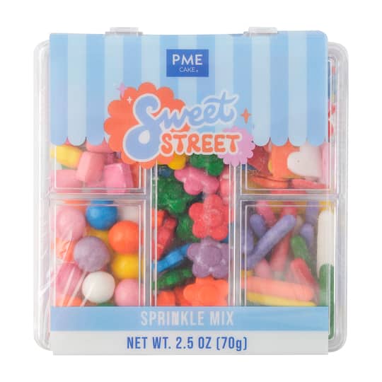 PME Cake Sweet Street® Jumbo Rainbow Sprinkle Mix
